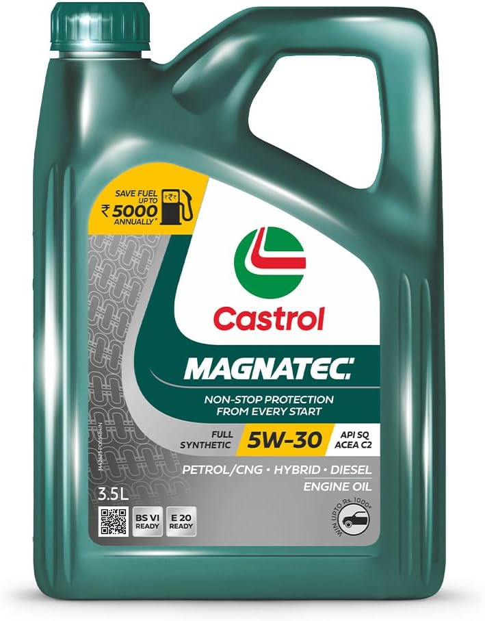 Castrol MAGNATEC 3416662 Stop-Start 5W-30 Full Synthetic Engine Oil for Petro...
