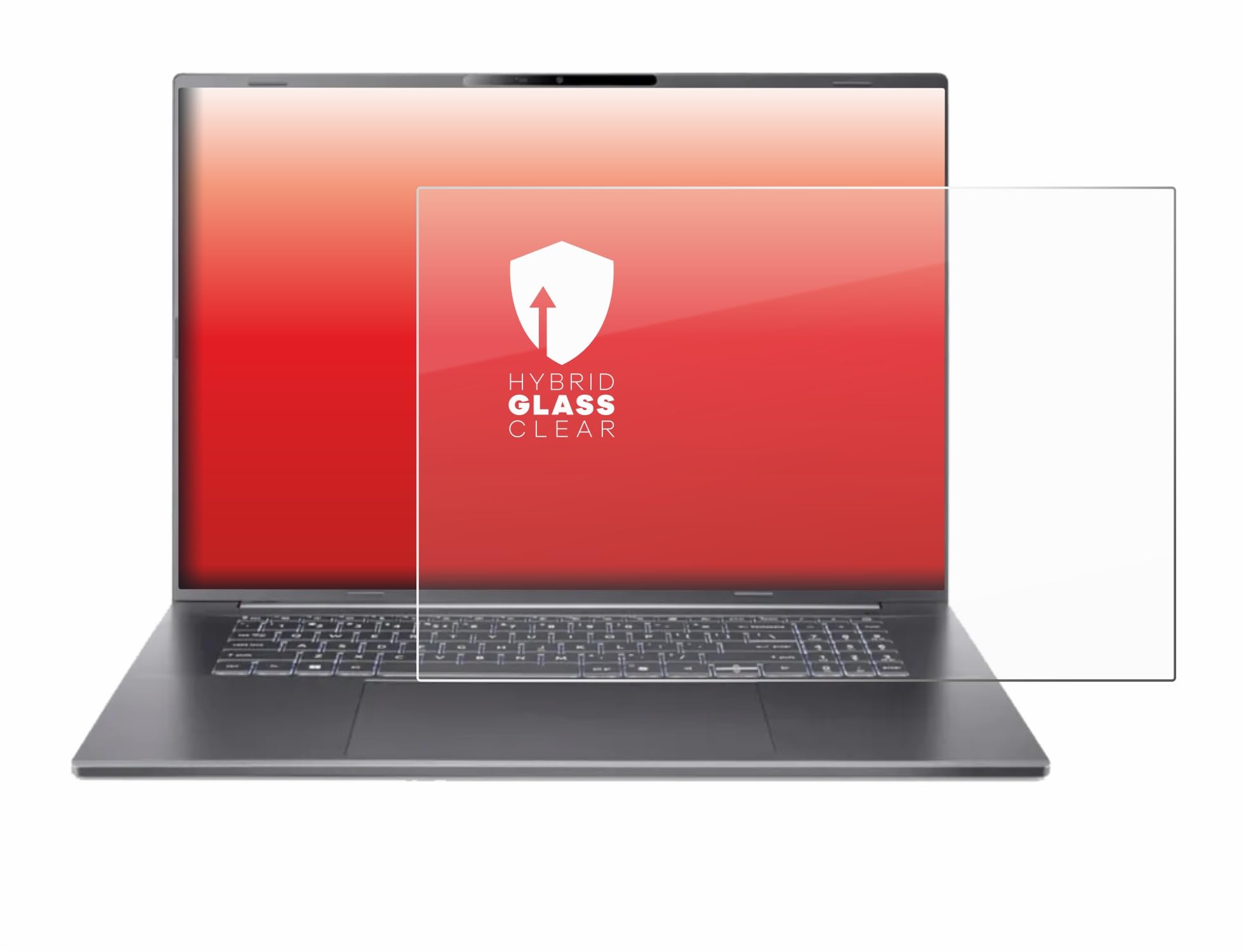 upscreen Pellicola Protettiva per Acer Aspire 18 AI A18-I71M Protezione Schermo Hybrid Glass - 9H Durezza