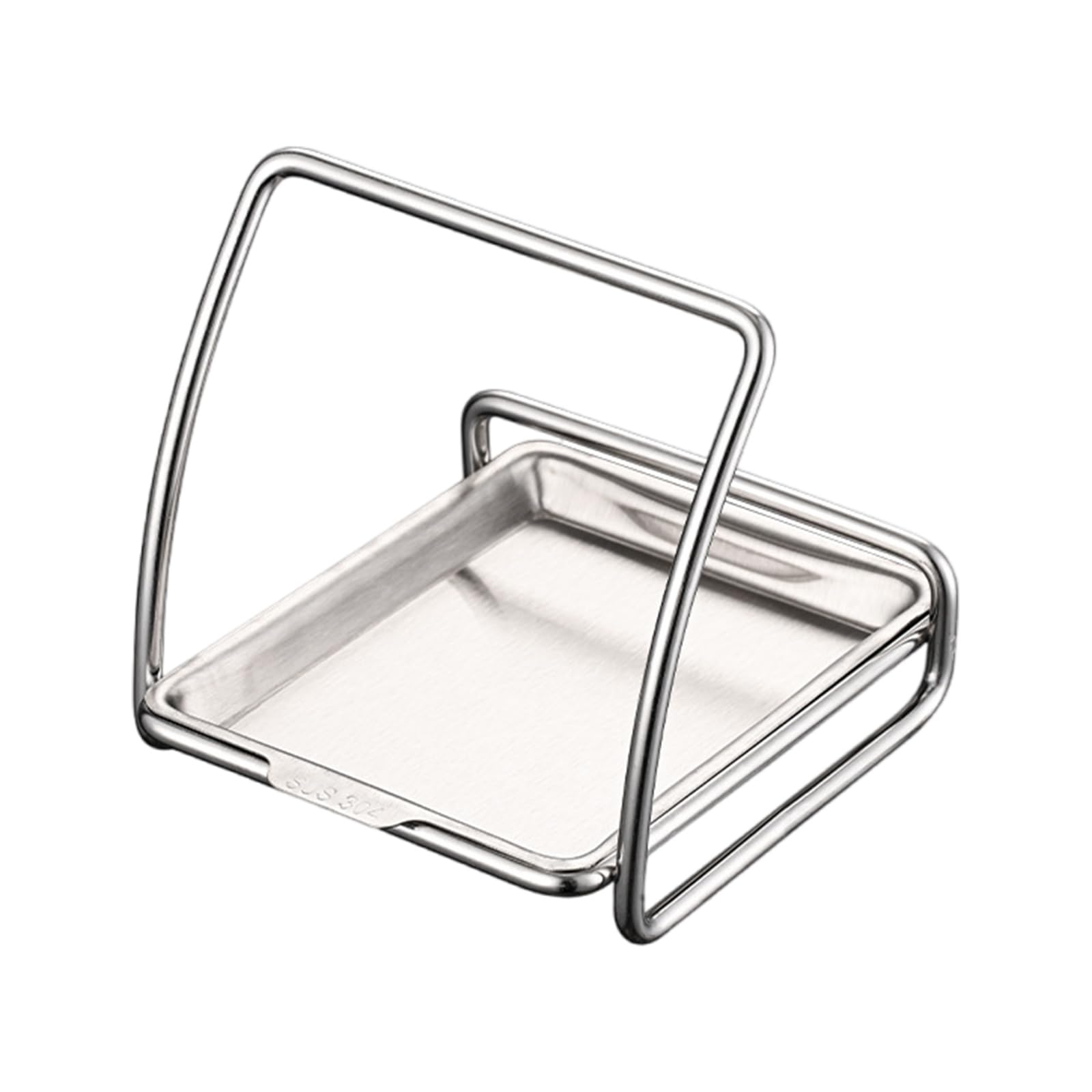 MCAOAL Premium 316L Stainless Steel Cookware Cover Stand Easy Cleaning Pan Cover Holder Rustproof Kitchen Storage Accessory Rustless Container Lid Holder