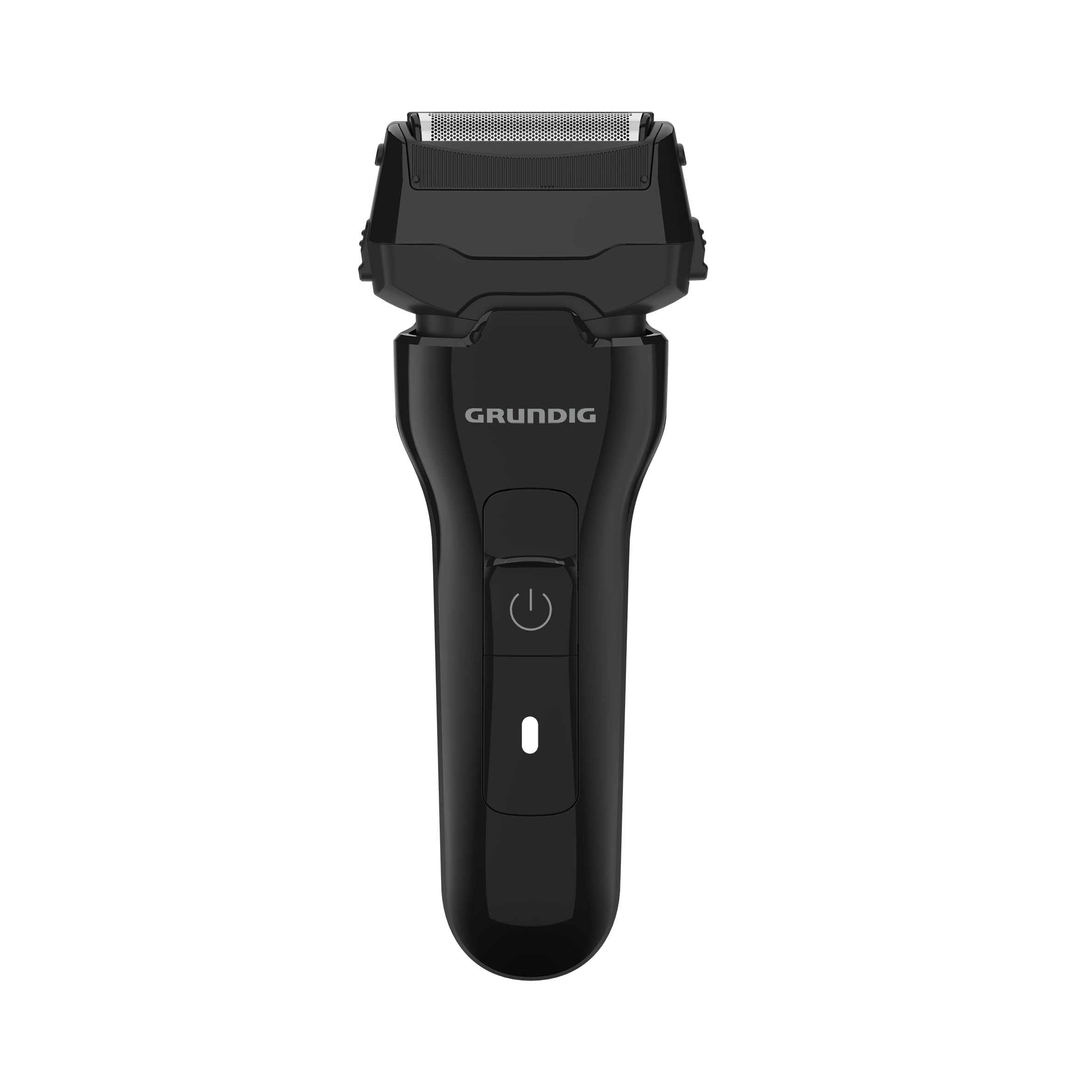 GRUNDIG MS 6330 - Maquinilla de afeitar para hombre (60 minutos, plegable, sistema de corte de 3 vías, carcasa de 74% plástico reciclado), color negro