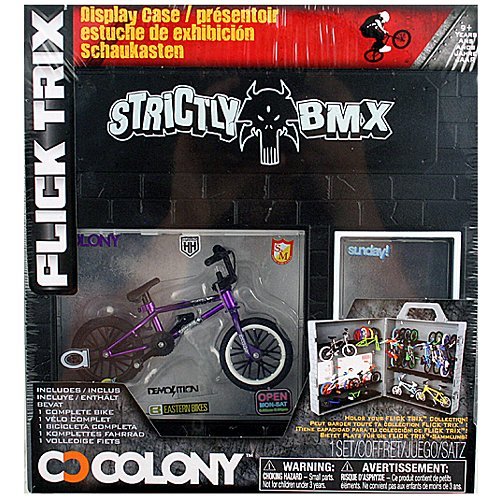 Flick Trix Display Case And Bike - Strictly BMX And Colony