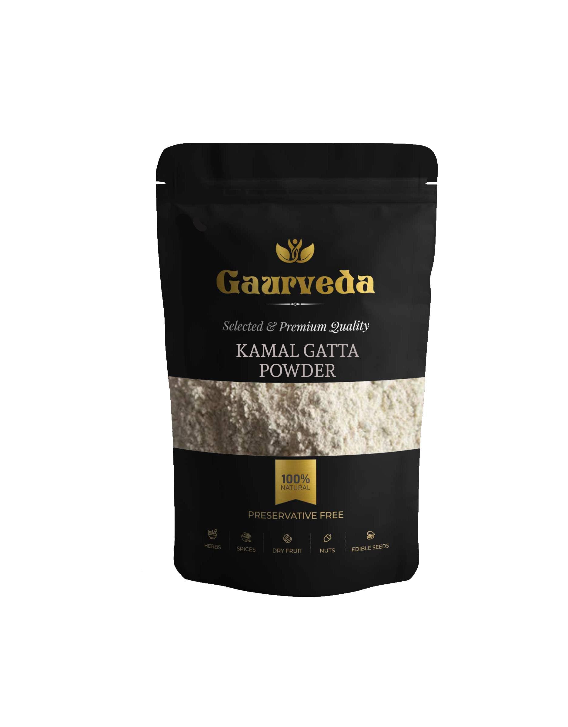 Kamal Gatta Powder - Nelumbo Nucifera Gaertn - Lotus Seeds Powder (100 Grams)-image-21