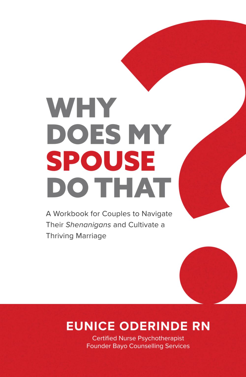 Why Does My Spouse Do That?: A Workbook for Couples to Navigate Their Shenanigans and Cultivate a Thriving Marriage.