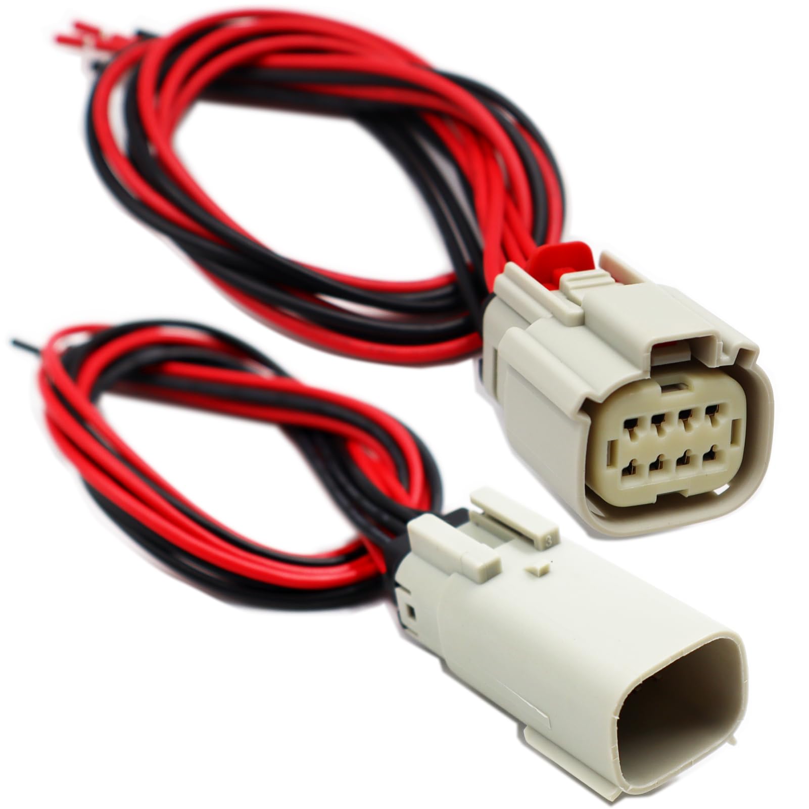 LIZAPUS LED Headlights Connector Compatible with Dodge Durango 2014-2024 | 3.6L/5.7L/6.2L/6.4L 68184830AL headlamps Front Wiring Harness socket Plug