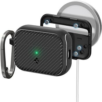AirPods Pro(第2世代) MagSafe対応+ Spigenケース付き Amazon.com: Spigen Mag Armor (MagFit) Designed for AirPods