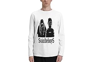 Mens Cotton Long Sleeve Crewneck T Shirts