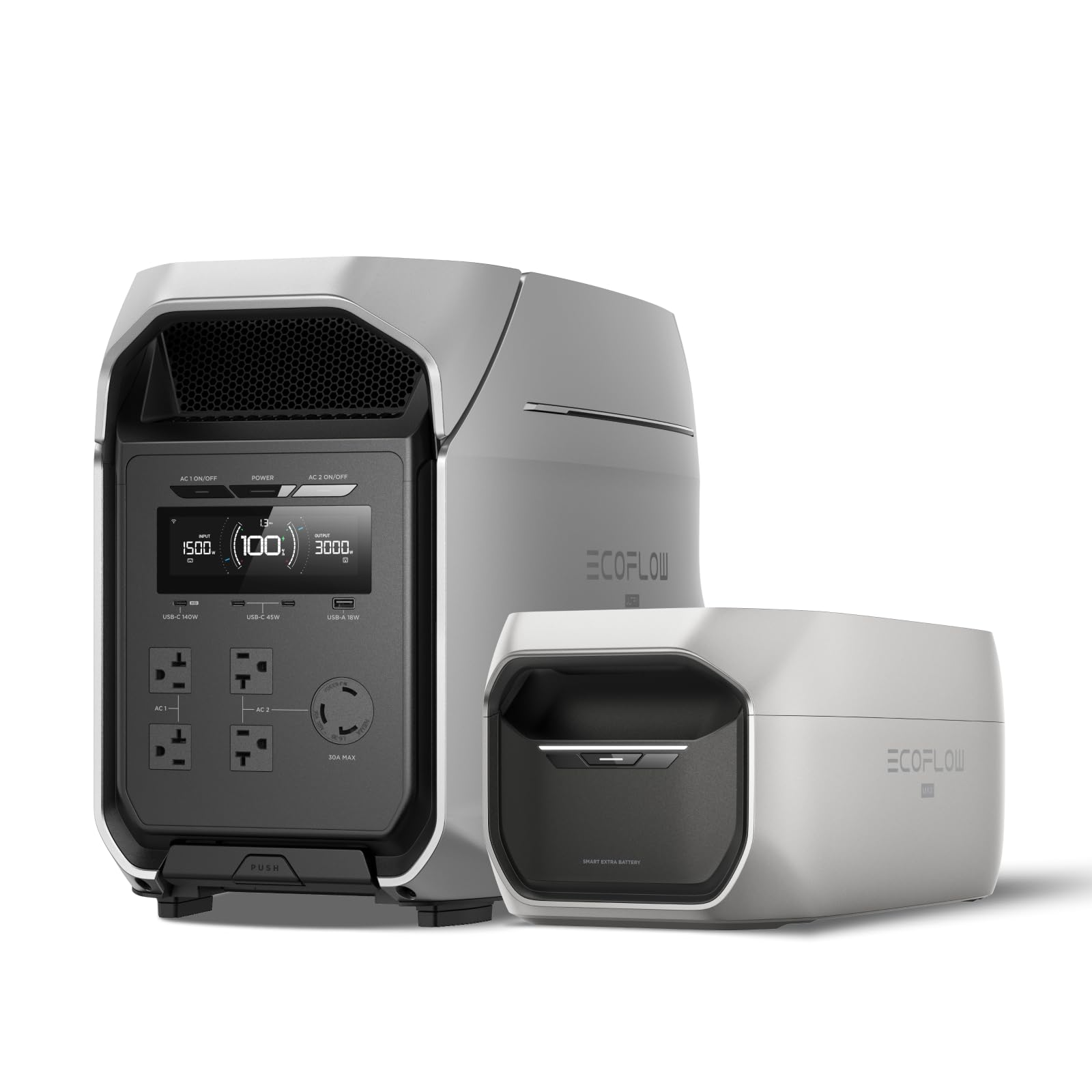 Amazon.co.jp: EcoFlow DELTA 3 Ultra Plus ポータブル電源 3072Wh+