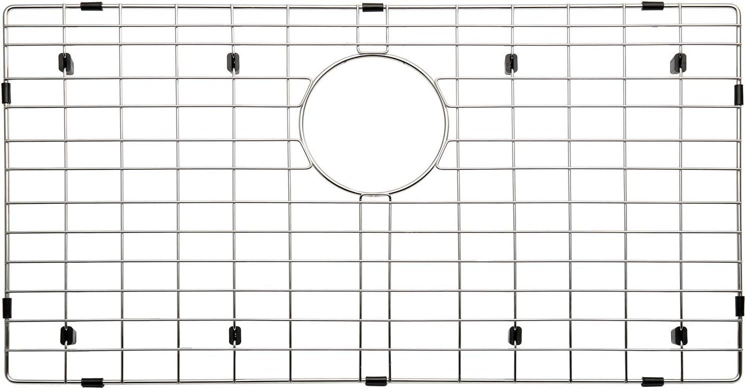 26-1/4" X 14-1/4" Sink Protector, Rear Drain with Corner Radius 3/8", NLW2715R