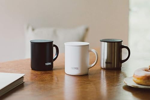 Miniatura 7 de Thermos JDG-350C WH - Taza aislada al vacío, 11.8 onzas líquidas (11.8 fl oz), color blanco