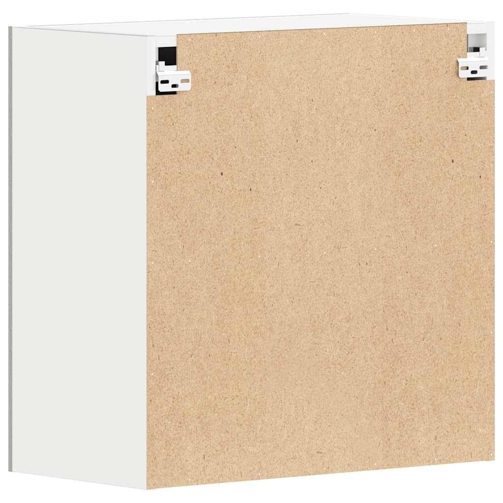 vidaXL Küchen-Hängeschrank, Beton Grau, 60x31x60 cm, Holzwerkstoff, Wandmontiertes Aufbewahrungsregal, Schrank für Küchenlagerung, Bad-Wandorganizer