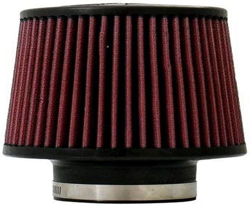 Injen Technology X-1014-BR Filtro de aire de alto rendimiento negro y rojo de 3"