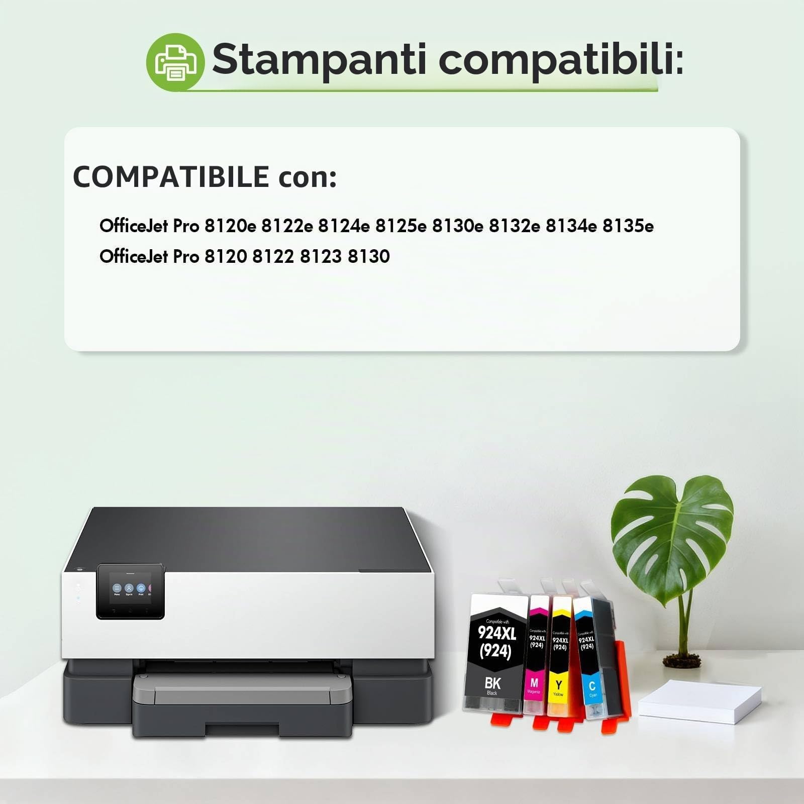924 Cartuccie Multipack 8132e per HP Cartuccie 924 XL per HP924 924XL 924e