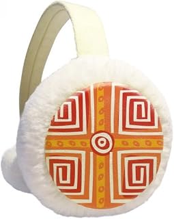 Spiral Boxes Protetor de orelhas de inverno com totems do México para civilização antiga