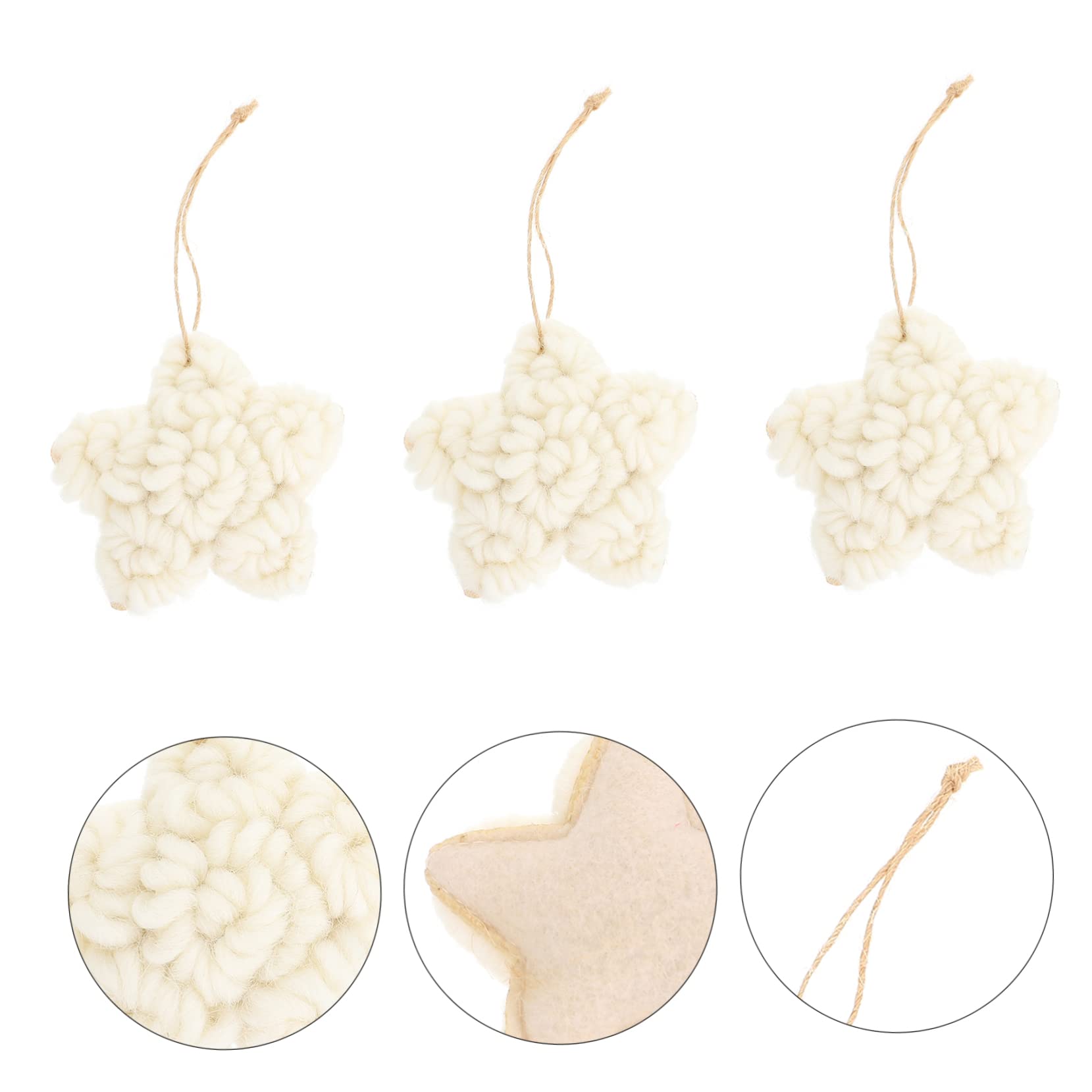 Tofficu 9pezzi Pendente Decorativo Forma Di Stella Per Albero Di Natale Toppe Per Fai Da Te Addobbi Natalizi e Accessori Per Abbigliamento