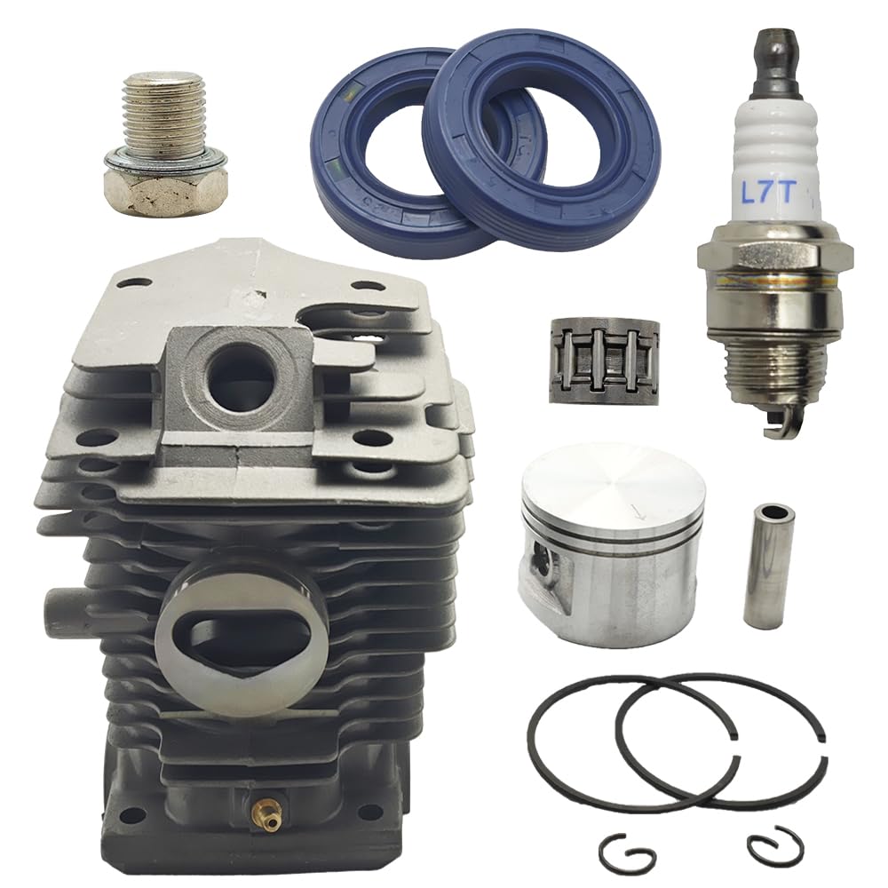 46mm for Cylinder Piston Kit for MS270 MS280 MS 270 280 Decompression for Plug Oil Seal Chainsaw