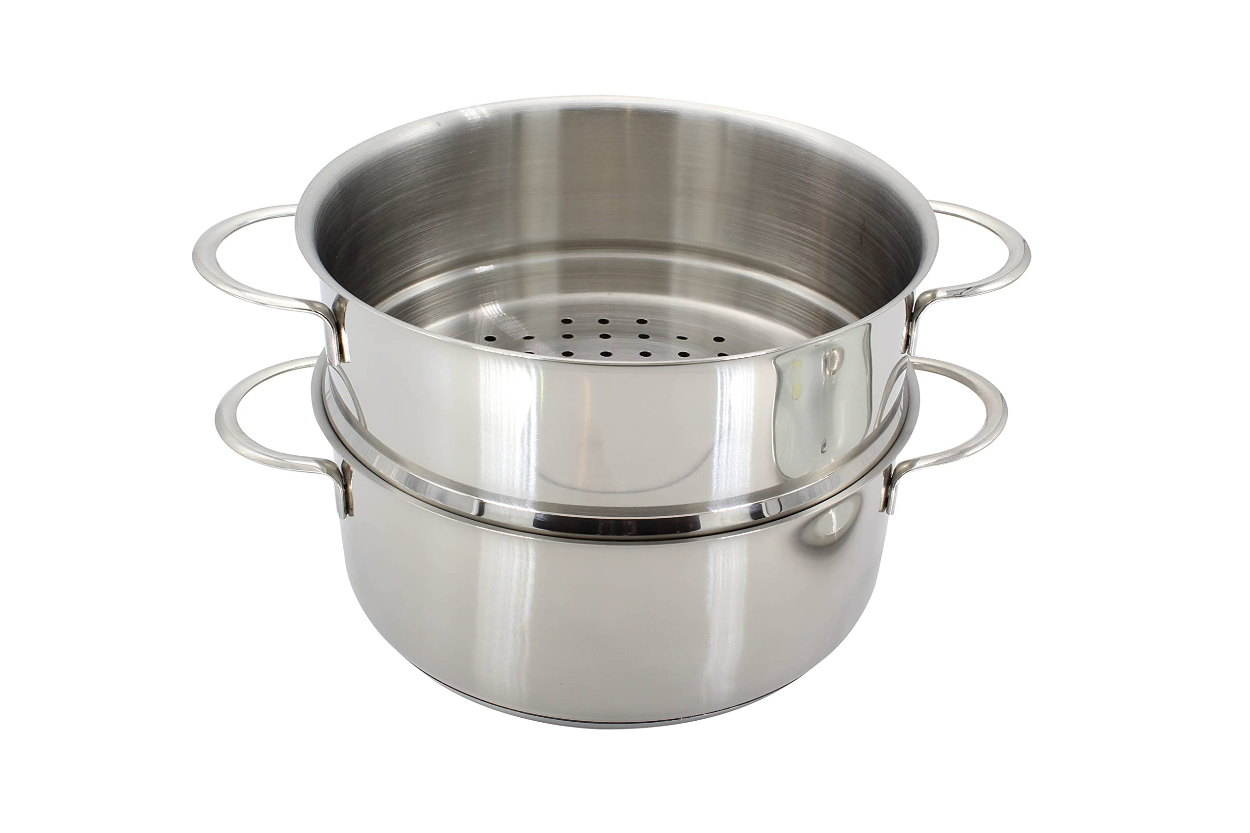 Krüger Vaporiera in acciaio INOX 16 cm, colore: Argento
