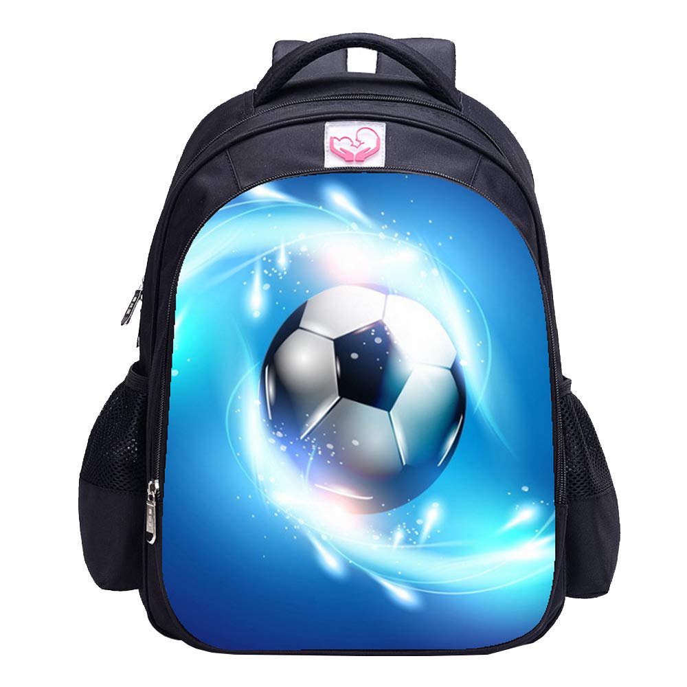 MATMO Mochila de fútbol 7 para niños, con estampado, Bolsa escolar, Talla única