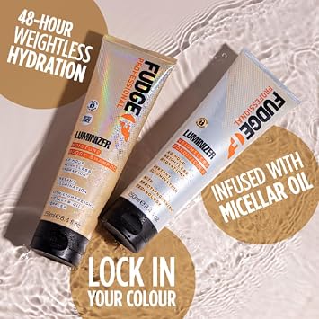 Fudge Professional Luminizer Conditioner, 85 Percent Stronger Hair, for Frizzy Hair, Illuminating and Smoothing, 250 ml