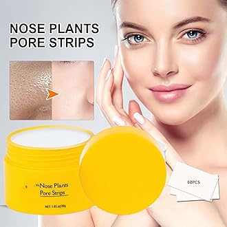Luelle Pore Strips, Luelle - Luelle Deep Cleansing Pore Strips, Luelle Blackhead Remover with 60 PCS Strips, Luelle Nose Plants Pore Strips, Blackhead Remover Peel off Mask for All Skin (2PC)