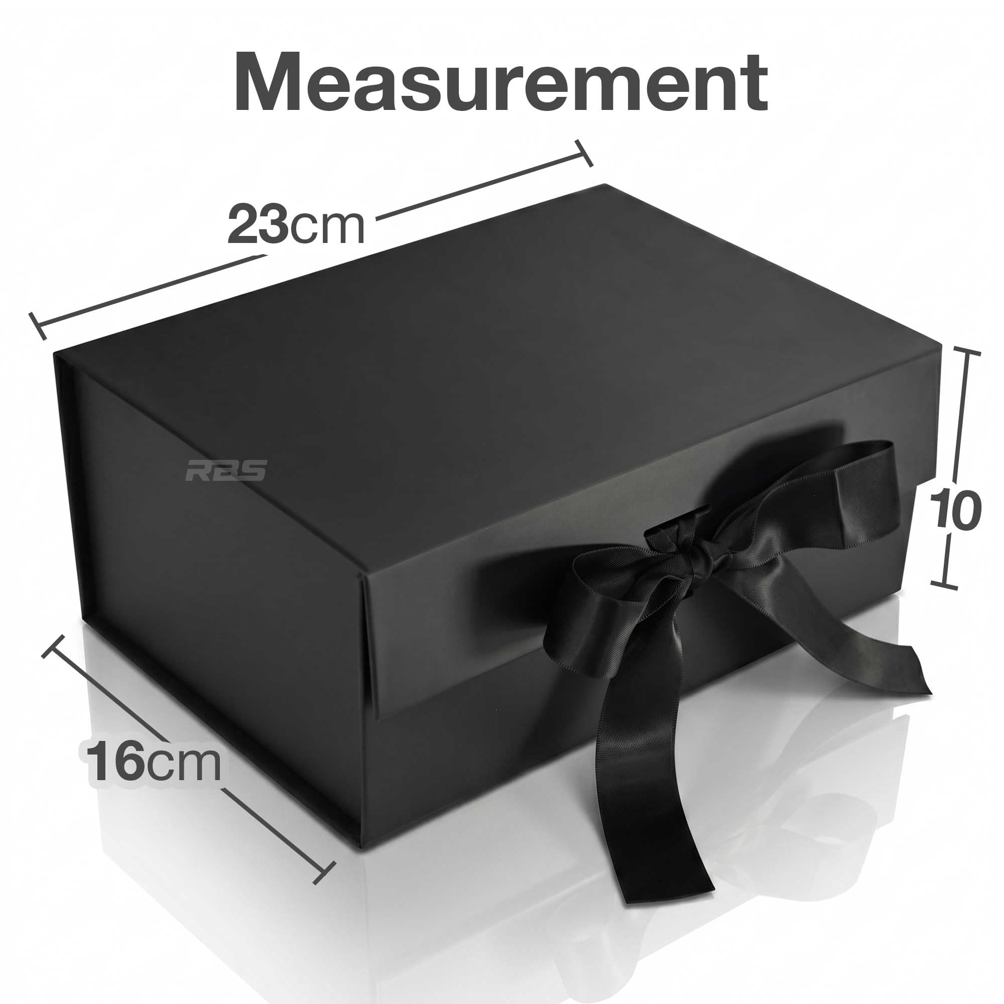 Black Gift Boxes - Pack of 1, 5kg Capacity -2