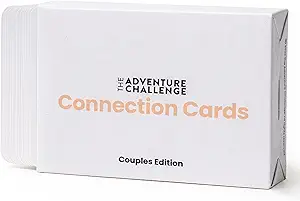 The Adventure Challenge Couples Connection Cards – 50 Conversation Starters for Date Night, Marriage Counseling, or Long-Distance Relationships | Couples Card Game & Relationship Gift