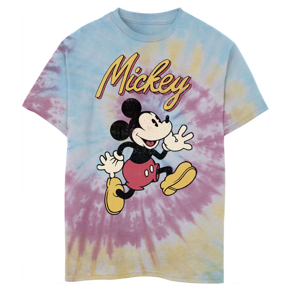 T-shirt Mickey Vintage enfant Disney idéal pour l'école et les parcs - 2