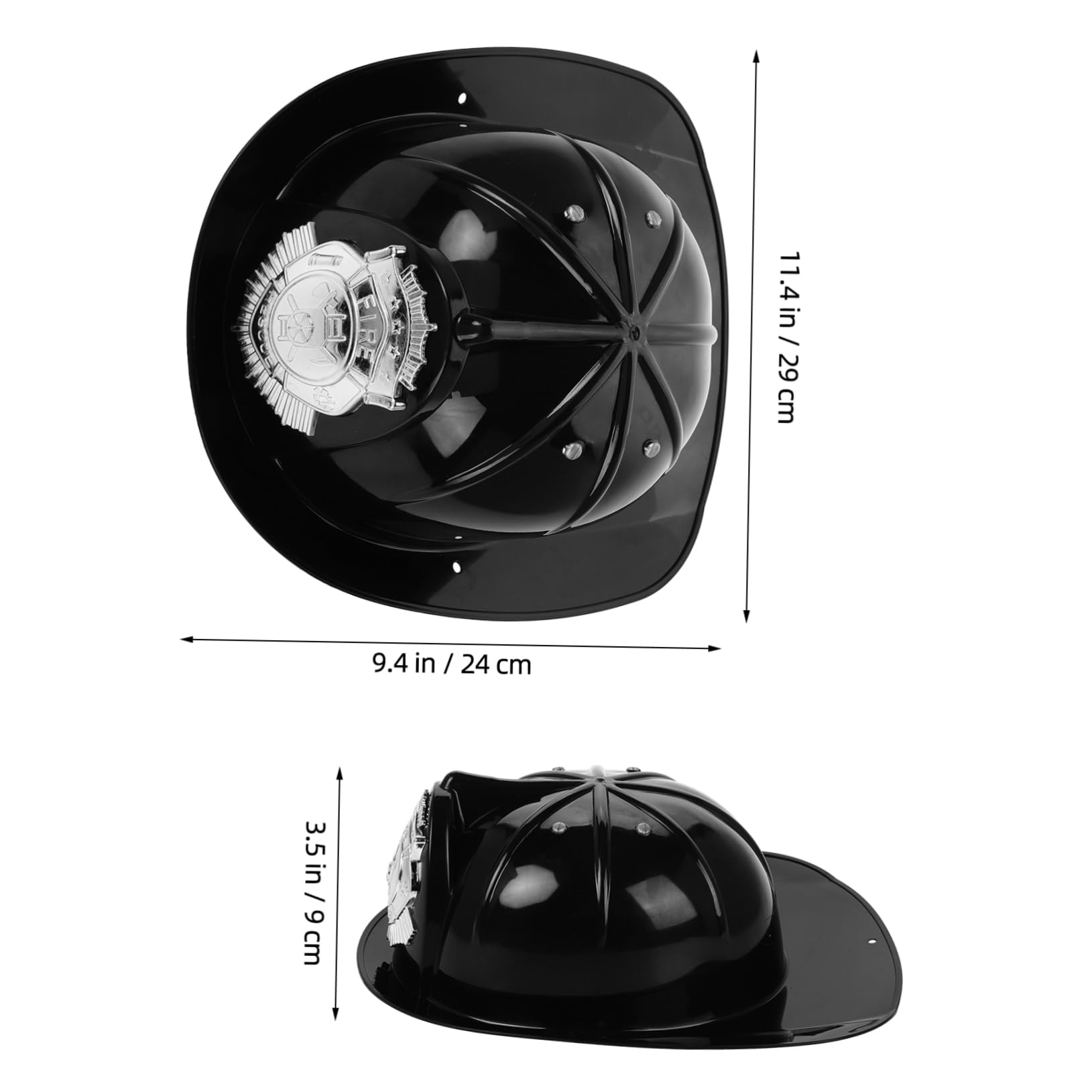 ERINGOGO Realistic Design Boys and Girls Firefighter Hat Toddler Fireman Costumes Boys and Girls Fireman Helmet