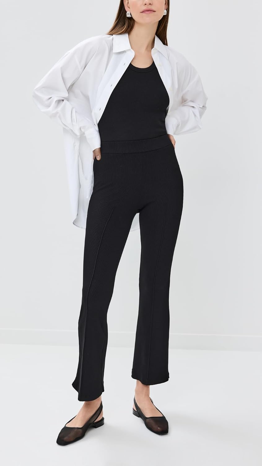 DONNI. Women's The Rib Kick Flare Pants - Image 5