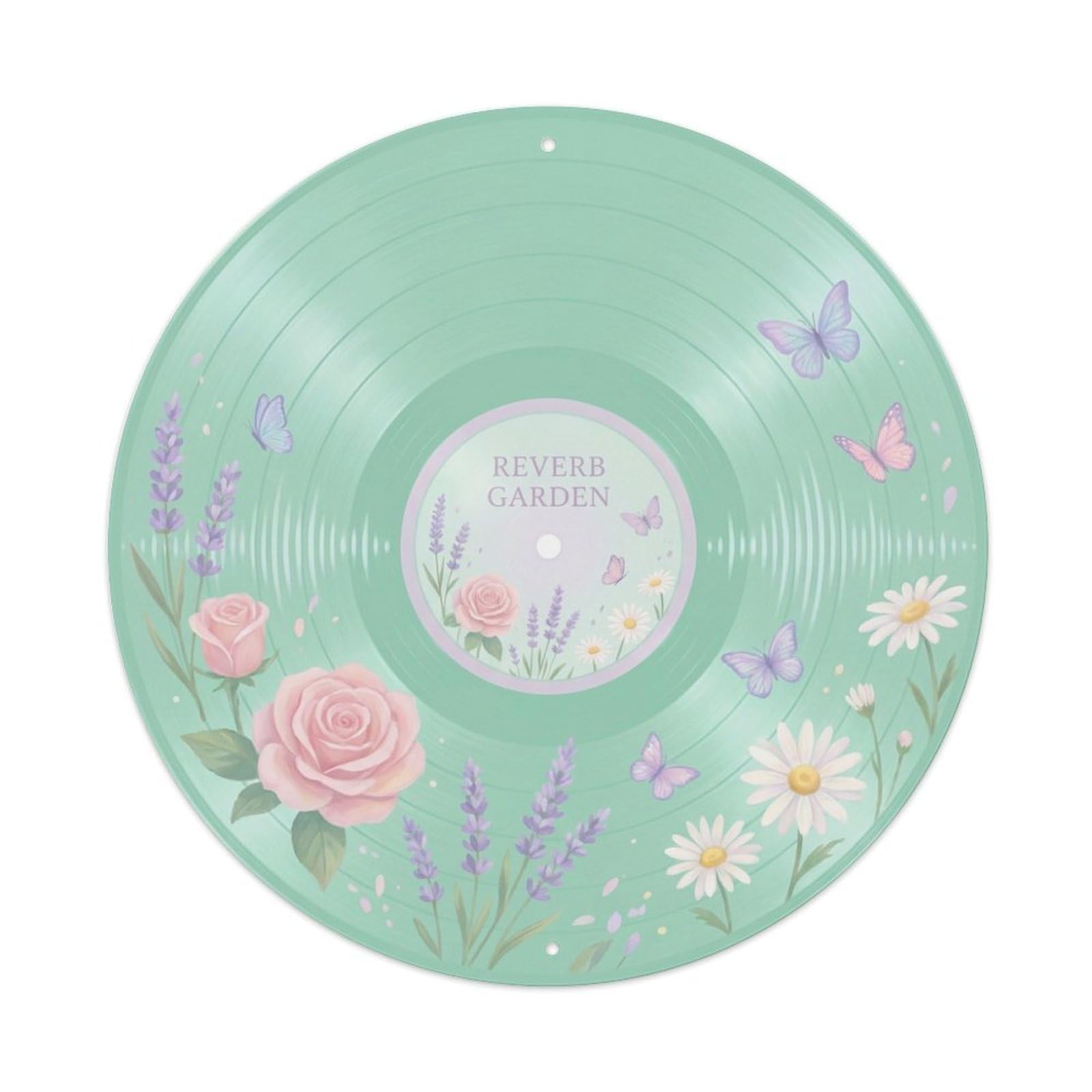 Dream Pop Music Cover Reverb Garden Vinyl Records Metal Tin Sign