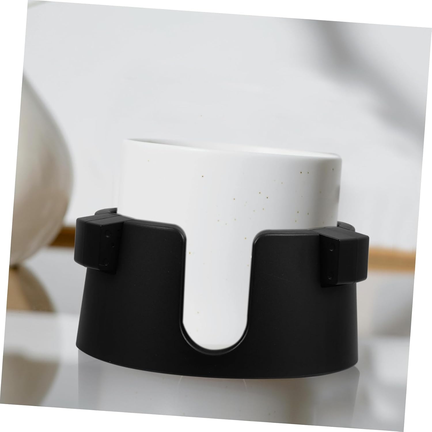 3pcs Desk Cup Holder Spill Beverage Holder for Office Couch and Camping Compatible Pet Bottles Mugs and Glasses Insulation Design Easy to Install and Secure