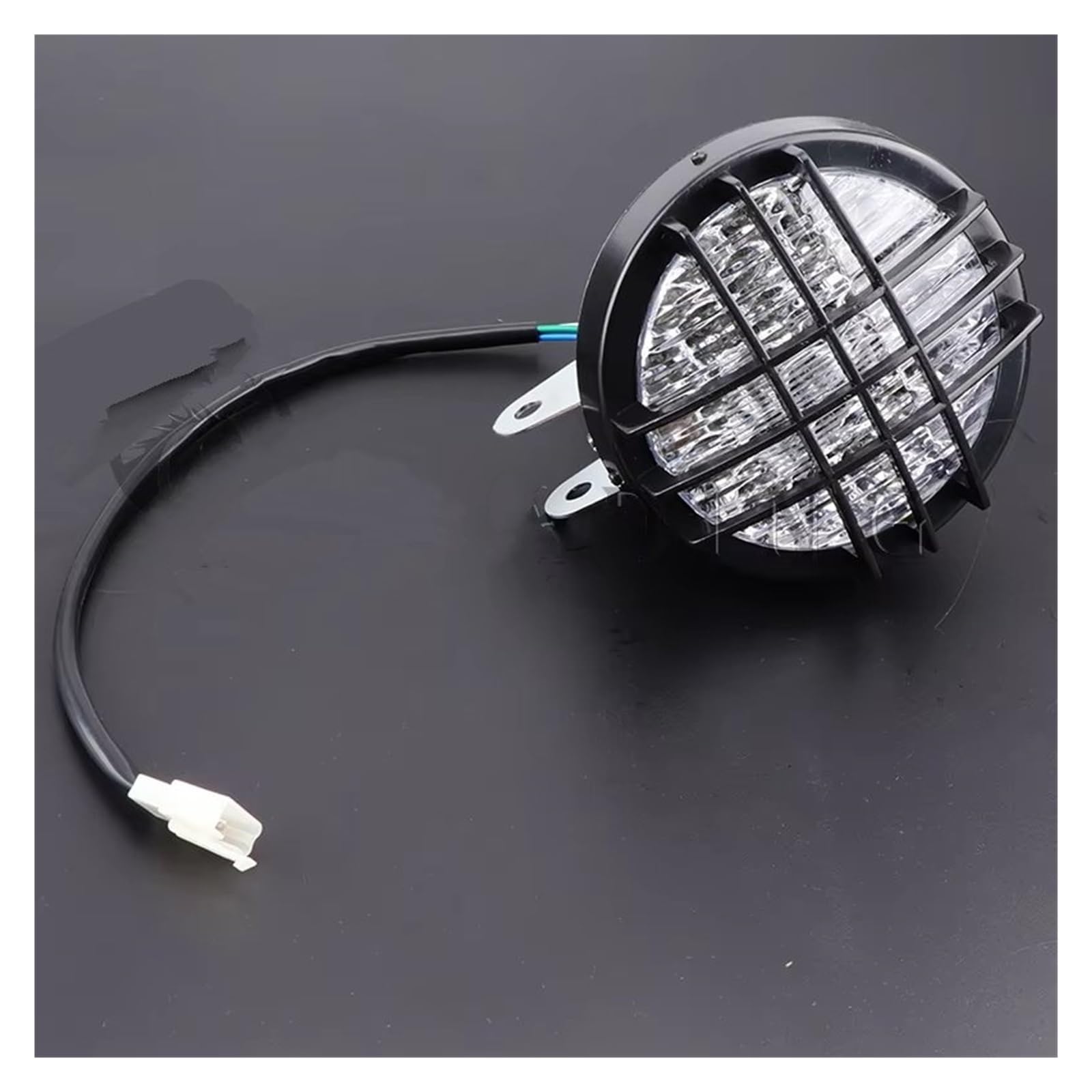 Faros Delanteras Moto para 70/110/125/150/150cc 4 Ruedas Quad Dirt Bike ATV Vehículo para La Arena para Banshee 2 Piezas 12V LED Faro Delantero LED Faros