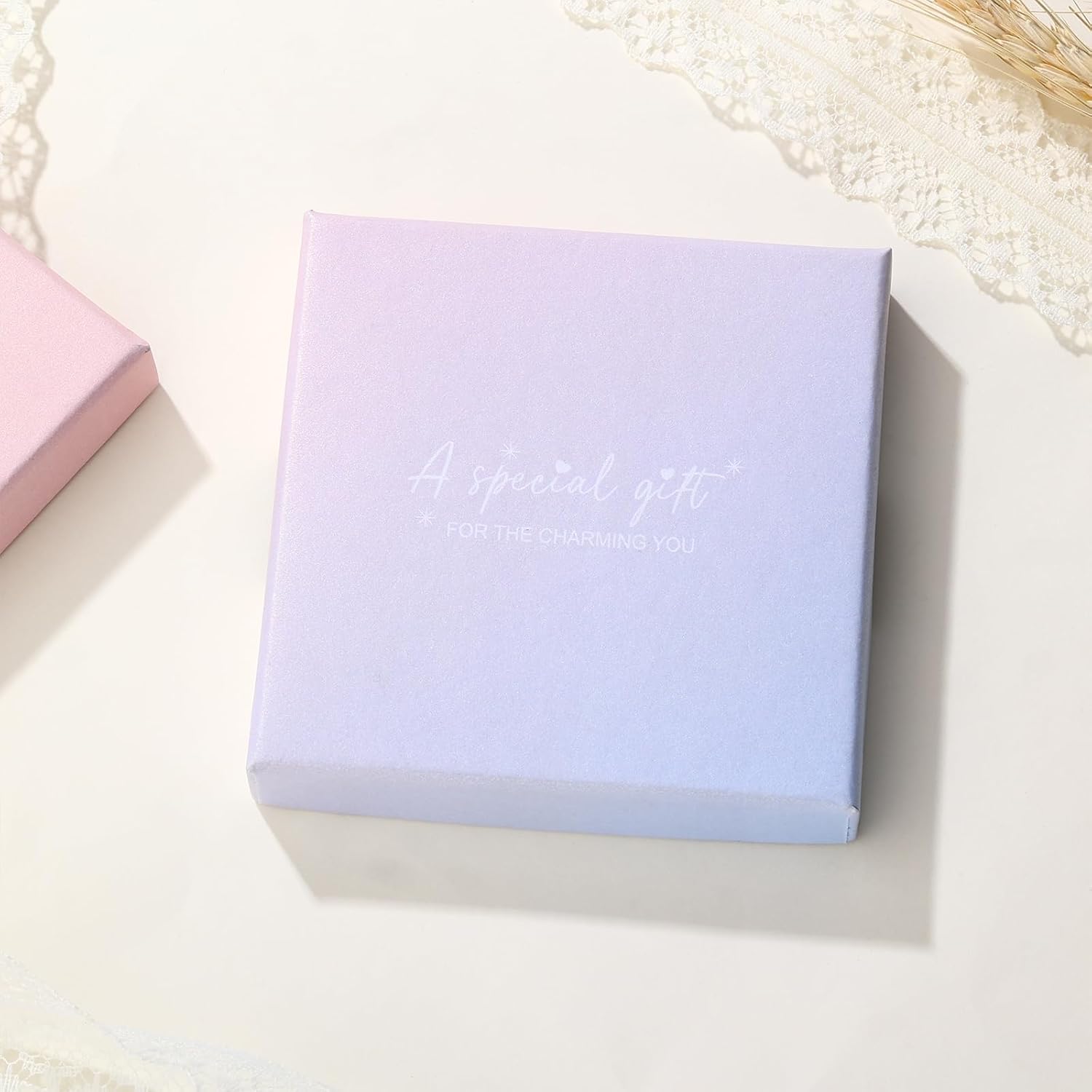 FEEL STYLE Heart Tennis Necklace for Women - 4mm 6mm 18K White Gold Plated Diamond Necklace - Iced Out Choker Necklaces Cubic Zirconia Tennis Necklace 16-18inch - Image 6