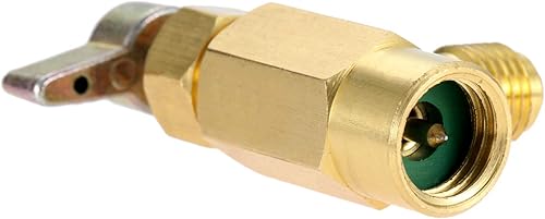 Miniatura 2 de R134A - Kit de válvula de grifo de lata, adaptadores AC R134A, acopladores rápidos, para acopladores rápidos de calibre múltiple R12 R22, con