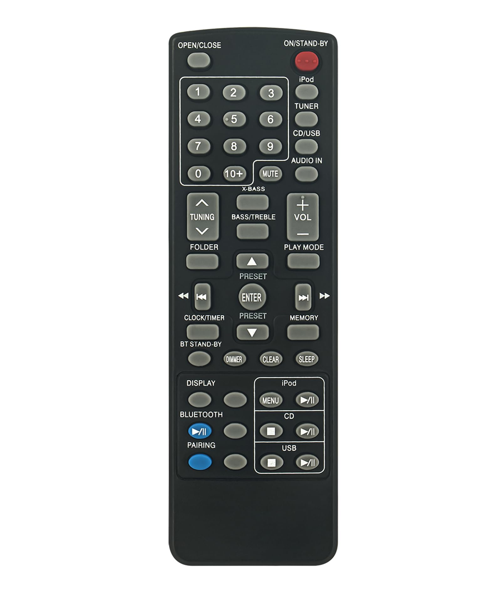 Télécommande GA328AWSA RRMCGA328AWSA pour chaîne stéréo Sharp Audio - 5