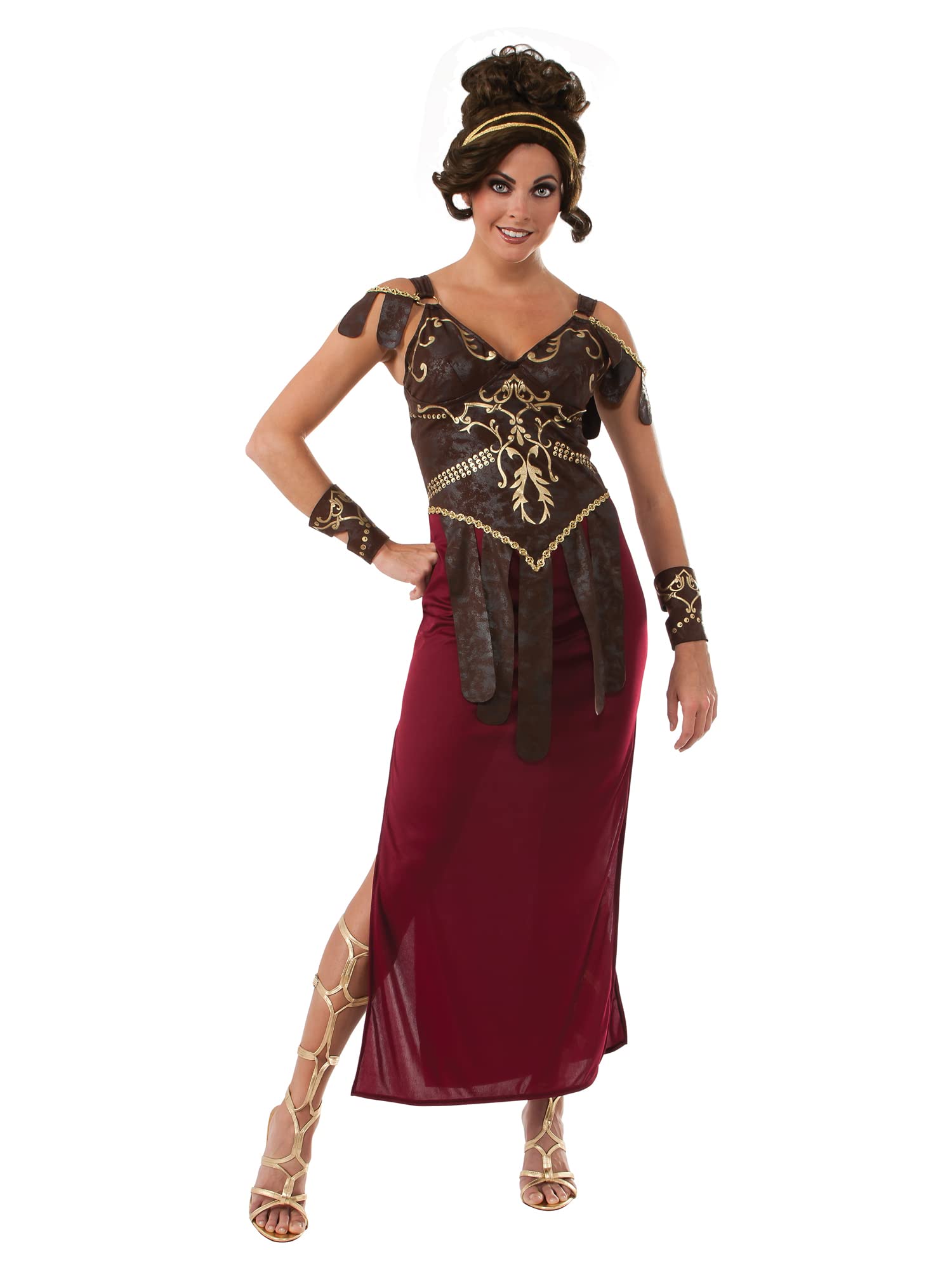 Rubies 810043 Official Glamazon Roman Lady Costume, Women's, Standard Size  Halloween Halloween