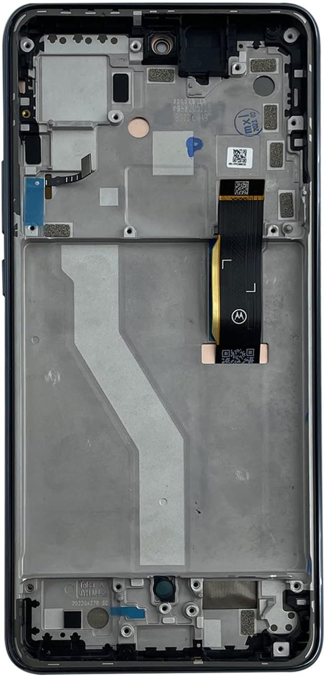 ygpmoiki for motorola moto edge 2022 xt2205 1 xt2205 2 6 6 lcd display touch screen digitizer with frame replacement black