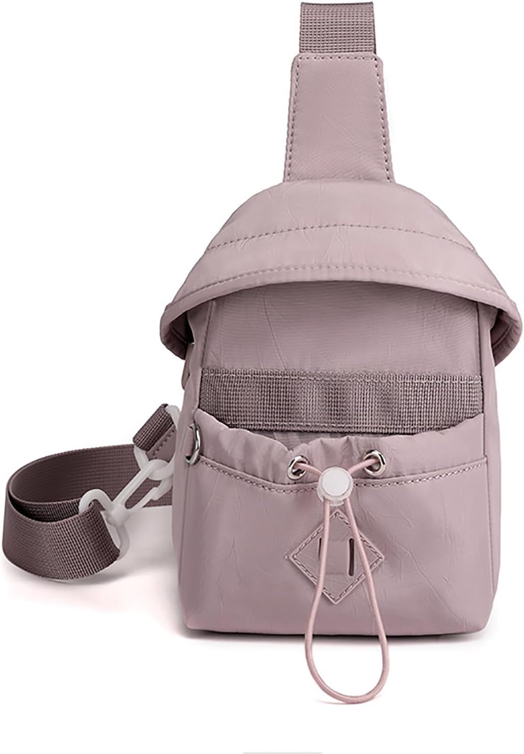 StoriteMini Nylon Lightweight Crossbody Sling Bag for Women, Portable Shoulder Bag with Adjustable Strap for Commuting Travel Outdoor Activities Cycling- (13 x 9 x 20 cm)