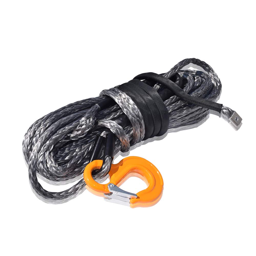 Câble de treuil synthétique pour éviter les ruptures, sangle de remorquage ATV UTV 12 mm