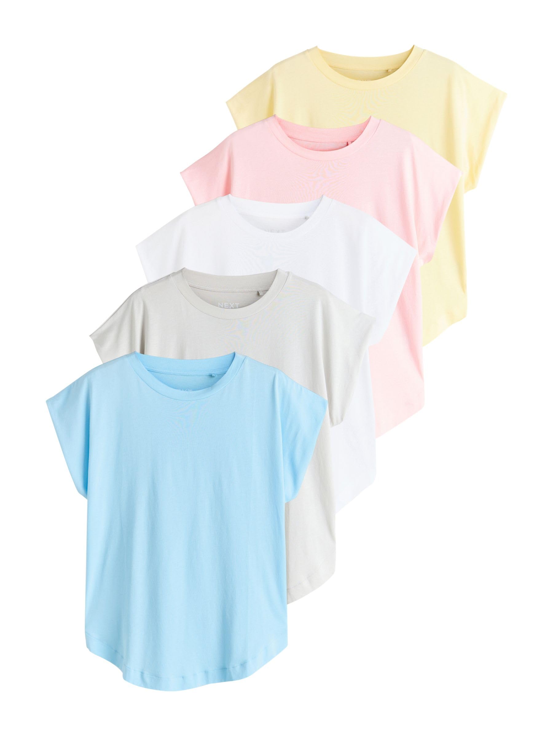 NEXT Mujeres Camiseta de Modal y algodón Tencel™ con Manga Japonesa
