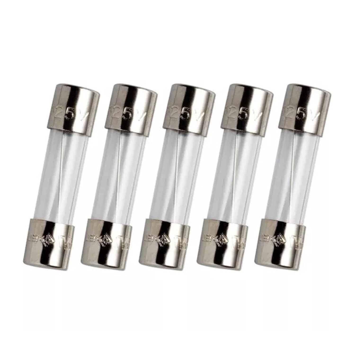 5PCS F10A L250V 250V F10 Glass Fuse