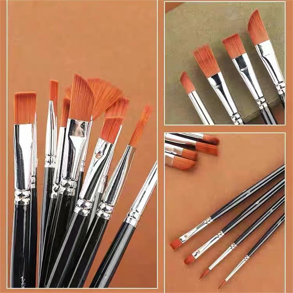 Gouache Brush Set for Art Special Oil Painting Brushes Colour Pigment Outlining