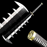 Vista 1 de 2023 La espada Samurai Zabimaru Metal Renji Abarai Cosplay Espada Arma Tamaño Completo Accesorios