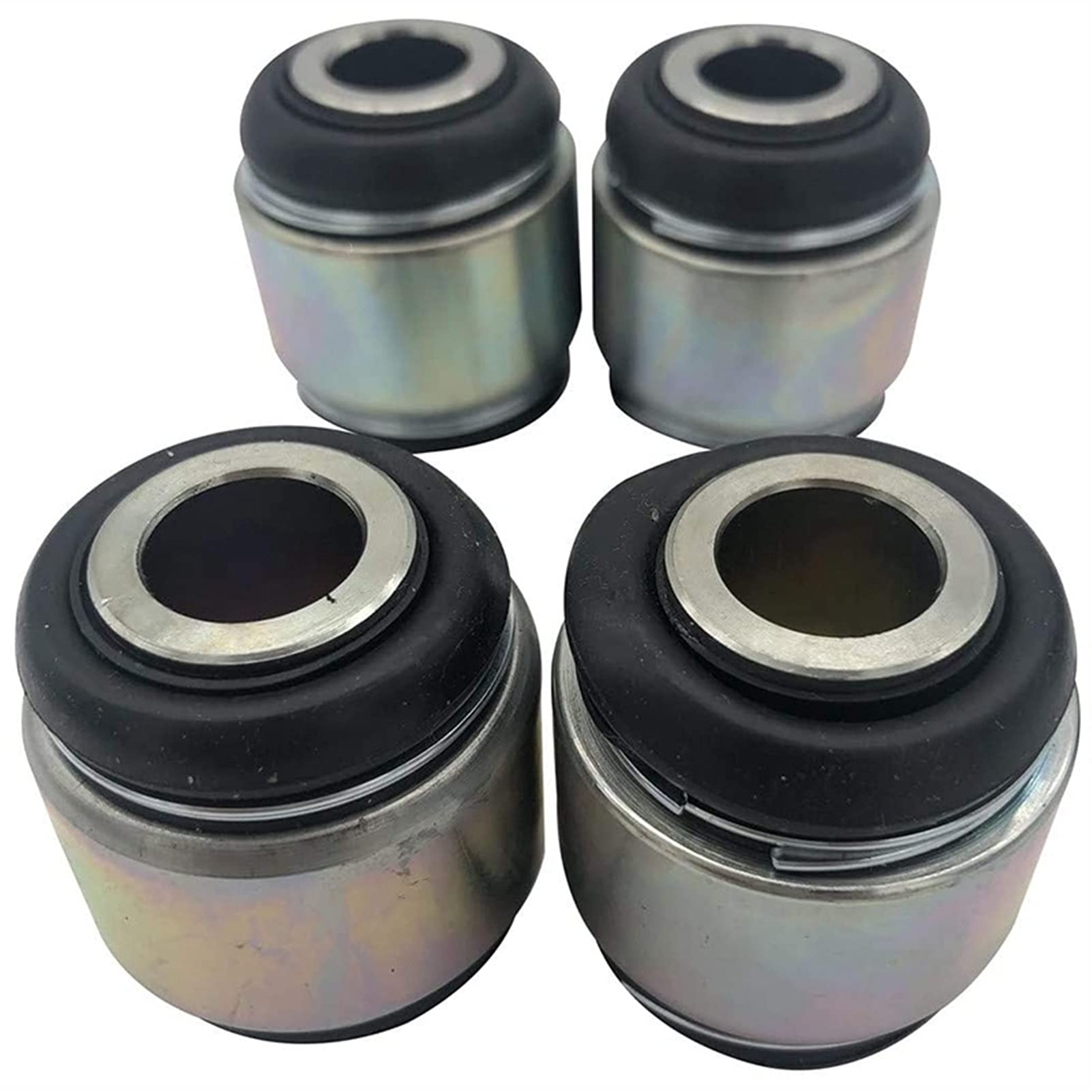 Wshao Store 2 Sätze Hinterarmanordnung Knöchelbuchsen Fit für Toyota Highlander Camry. Passt für Lexus RX- 8725-33050/42210-20010 (Color : Silver)