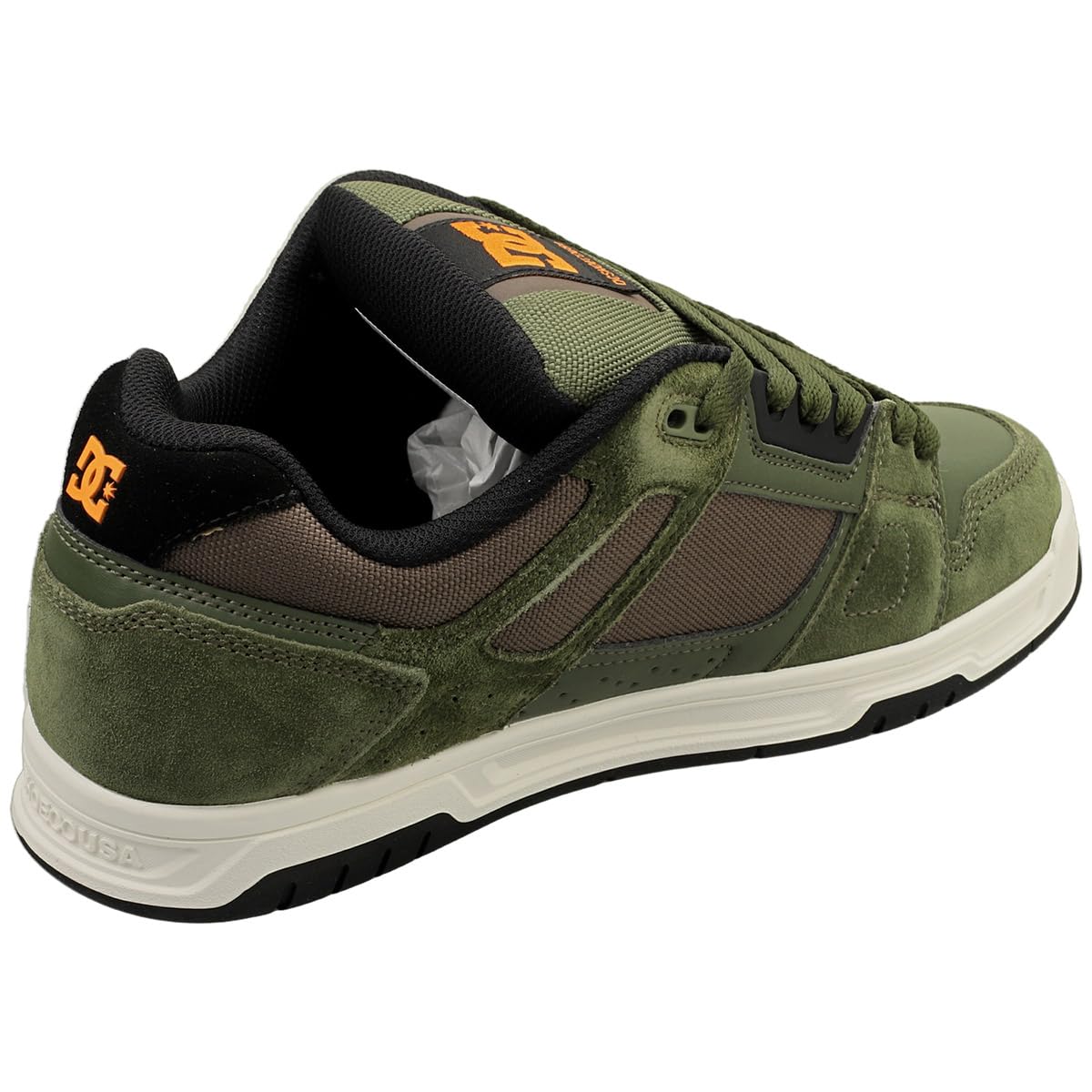 DC Shoes Stag Herren Skate Sneaker in Olivgrün