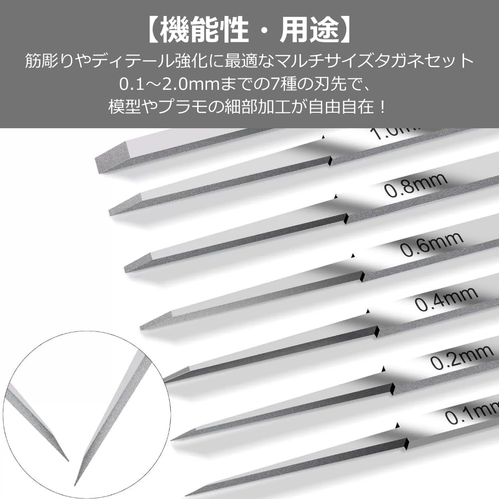 Amazon | YourKit スジボリ タガネセット プラモデル用 精密彫刻工具