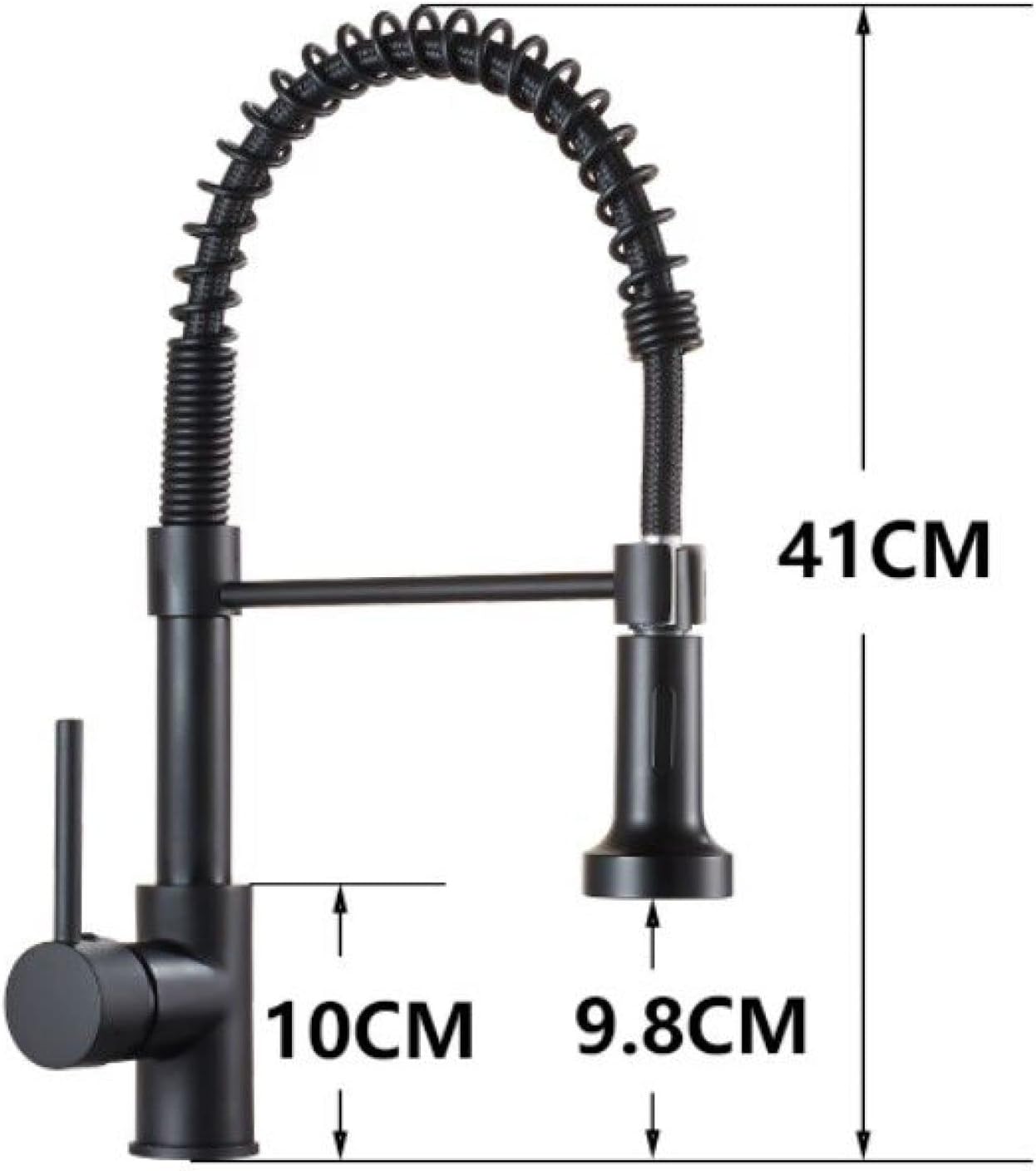 Out Tap Swivel Spouts Extensible Spring Mixer Pull Down Sink Luxury Faucet for Kitchen Gold,Sty