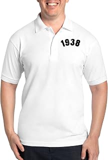 1938 Year Vintage Golf Shirt Men's Golf Polo Shirt Pique Knit