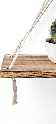 Miniatura 7 de Mkono Estantes colgantes de macramé, soporte para llaves, decoración de pared bohemia