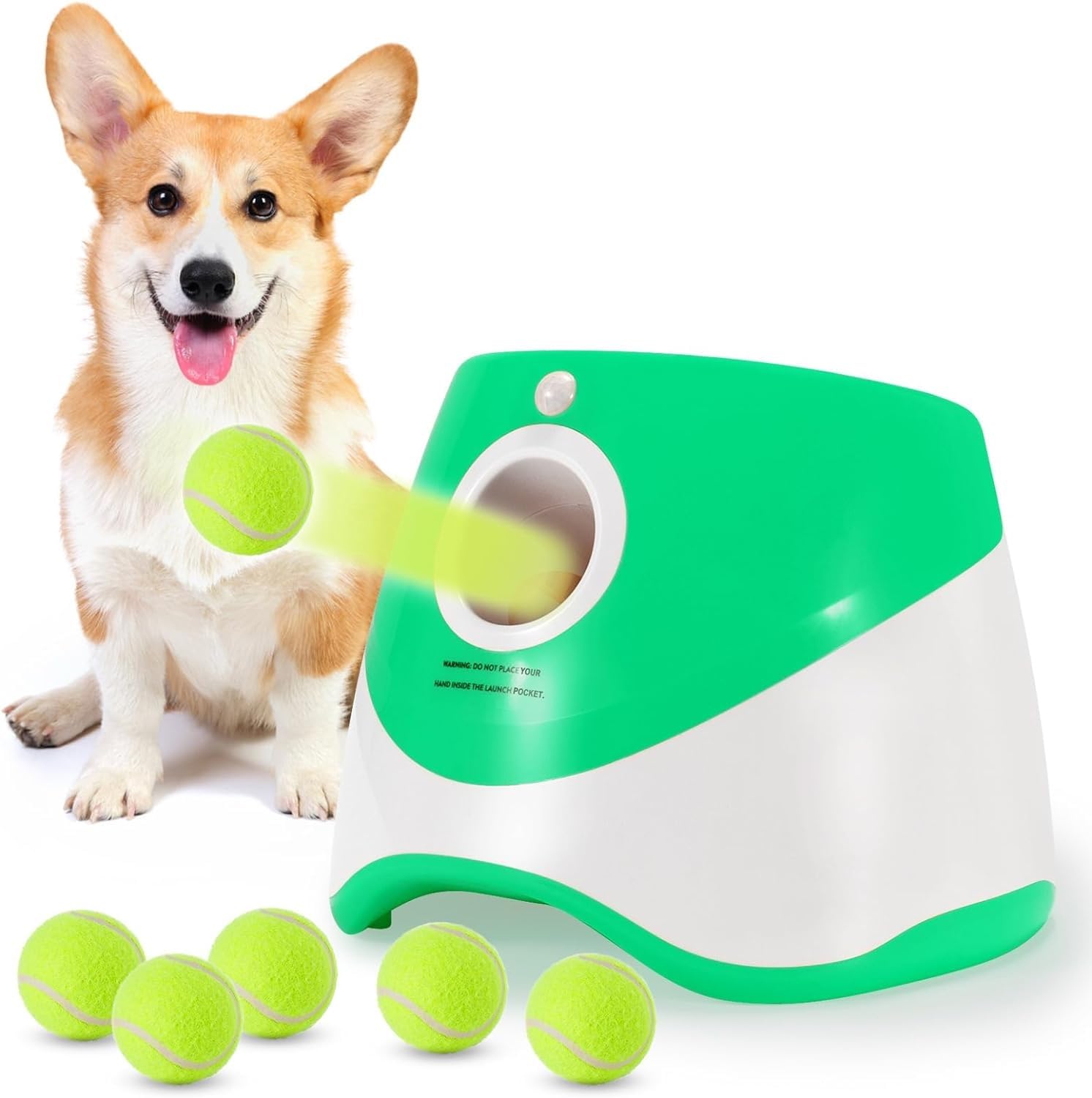 Pet Prime Automatische balwerper, hondenbal, interactieve Pet Prime Automatische balwerper, hondenbal, interactieve