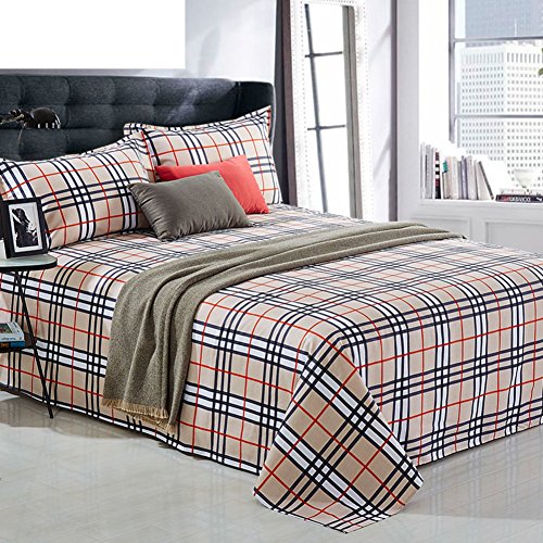 Toile de lin coton sergé drap plat double de qualité supérieure